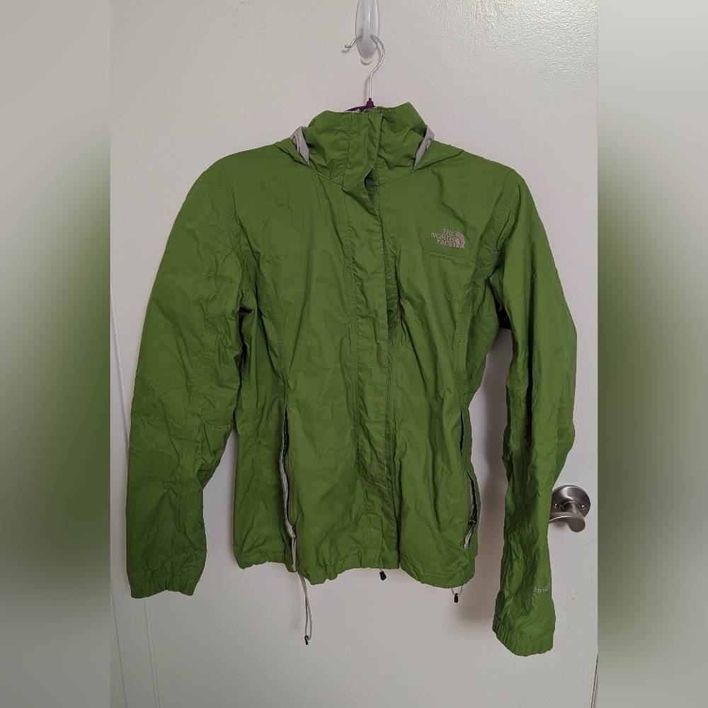 The North Face Green Rain Jacket - Size Women's Medium